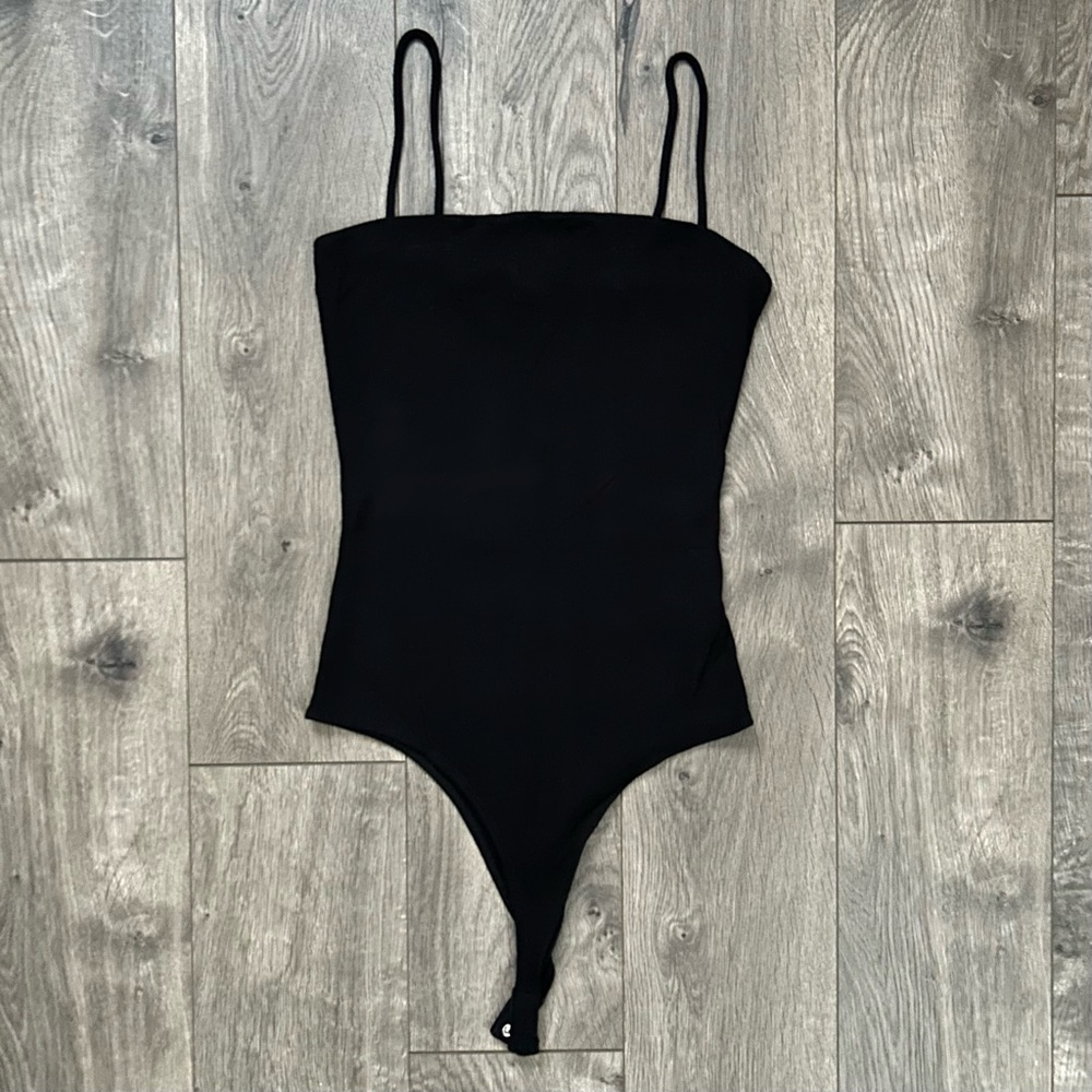 Black tank top body suit